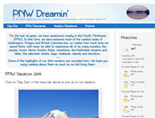 Tablet Screenshot of pnwdreamin.com
